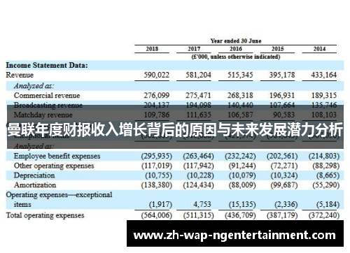 曼联年度财报收入增长背后的原因与未来发展潜力分析